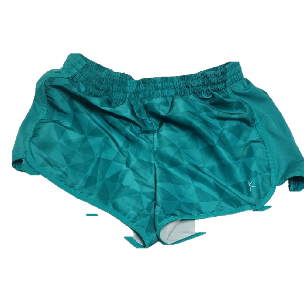 Danskin Shorts, Emerald Green, Size Small